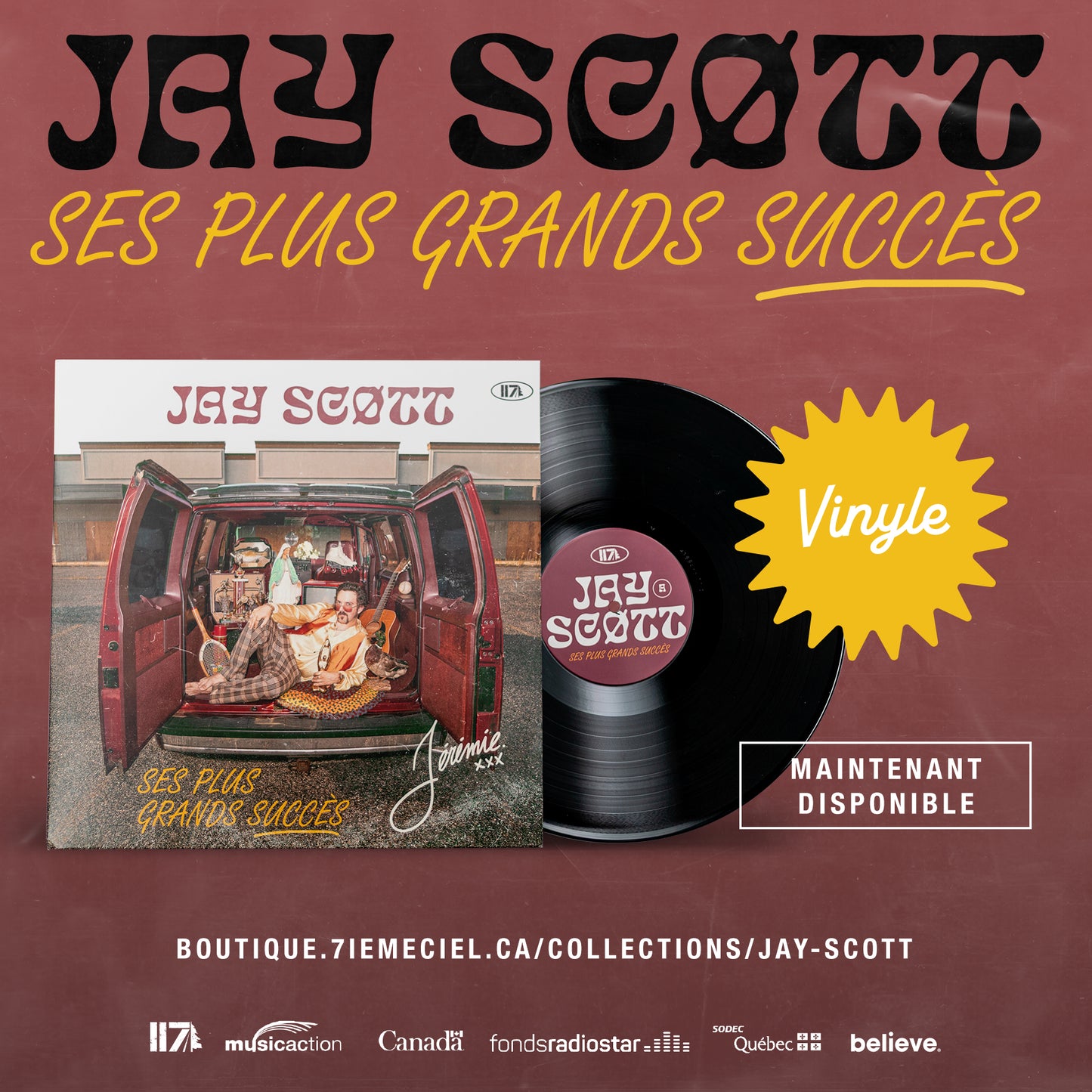 Ses Plus Grands Succès - Jay Scøtt (Vinyle)